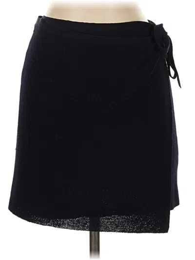 Pre-owned Tse Wool Skirt In Black