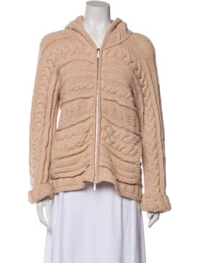 Pre-owned Tse Wool Striped Jacket In Pink