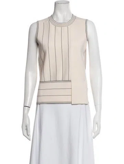Pre-owned Tse Wool Striped Sweater In Neutrals