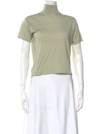 Pre-owned Tse Wool Turtleneck Sweater In Green