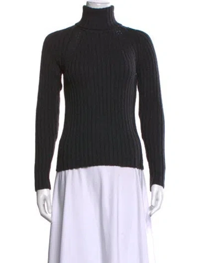 Pre-owned Tse Wool Turtleneck Sweater In Grey