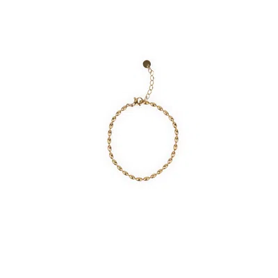 Tseatjewelry Women's Gold Bali Bracelet
