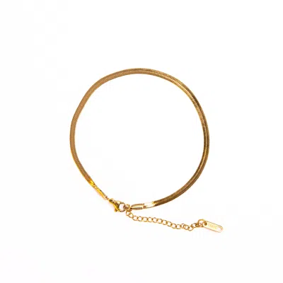 Tseatjewelry Women's Gold Cali Love Anklet