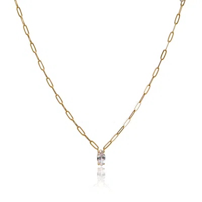 Tseatjewelry Women's Gold Faith Necklace