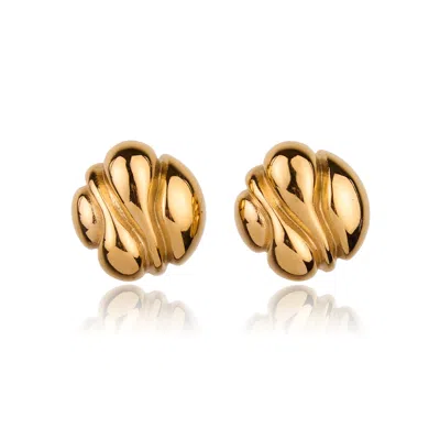 Tseatjewelry Women's Kona Gold Plated Statement Earrings
