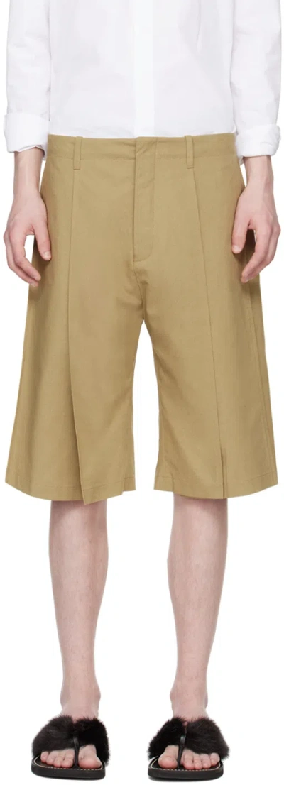 T/sehne Beige Tailored Shorts