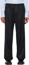 T/sehne Gray Relaxed-fit Trousers In Anthracite