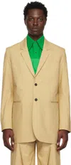 T/sehne Ssense Exclusive Beige Blazer In Beige