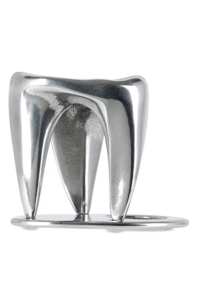 Tsu Lange Yor Hand Cast Oil Burner In Silver