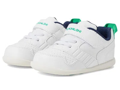 Tsukihoshi Kids' B. Racer (infant/toddler) Boys Shoes White/green : 4 Toddler M, Textile In Multi