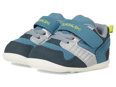 Tsukihoshi Kids' Racer (infant/toddler) Boys Shoes Sea/lime : 3 Infant M, Leather/synthetic