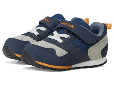 Tsukihoshi Racer (toddler/little Kid) Boys Shoes Navy/orange : 9 Toddler M, Synthetic/textile In Multi
