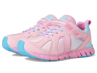Tsukihoshi Rainbow (little Kid/big Kid) Girls Shoes Bubblegum/sky : 3.5 Big Kid M, Synthetic/textile In Pink