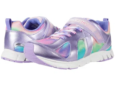 Tsukihoshi Rainbow (little Kid/big Kid) Girls Shoes Lavender/multi : 5 Big Kid M, Synthetic/textile In Purple