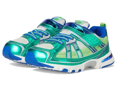 Tsukihoshi Storm (toddler/little Kid) Boys Shoes Green/blue : 13.5 Little Kid M, Textile In Multi