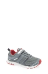 Tsukihoshi Kids'  Velocity Washable Sneaker In Gray/red