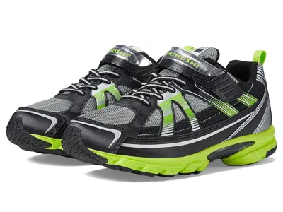 Tsukihoshi Youth Storm (little Kid/big Kid) Boys Shoes Black/lime : 3.5 Big Kid M, Synthetic/textile In Multi