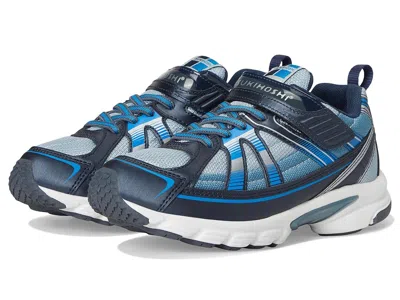 Tsukihoshi Youth Storm (little Kid/big Kid) Boys Shoes Navy/royal : 1 Little Kid M, Synthetic/textile In Multi