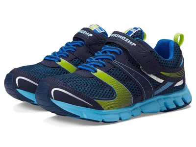 Tsukihoshi Youth Velocity (little Kid/big Kid) Boys Shoes Navy/sky : 7 Big Kid M, Synthetic/textile In Multi
