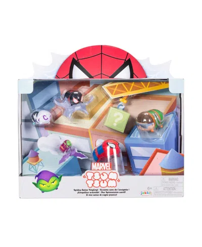 Tsum Tsum Kids' Marvel Spidey-sense Tingling Mini Figure Set In Multicolor