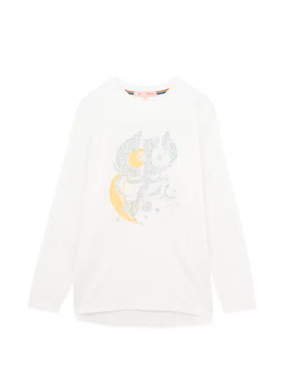 Tsumori Chisato Graphic-print Long-sleeve T-shirt In White