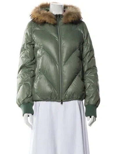 Pre-owned Tsumori Chisato Nylon Down Jacket In Green