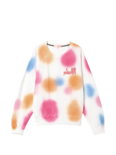 Tsumori Chisato Polka-dot Raglan-sleeve Sweater In Multi