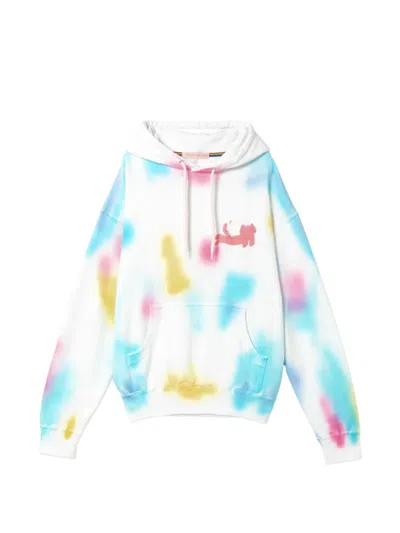 Tsumori Chisato Tie-dye Logo-embroidered Hoodie In Multi