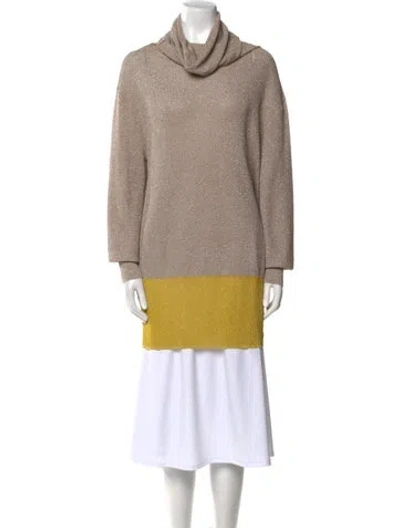 Pre-owned Tsumori Chisato Turtleneck Long Sleeve Sweatshirt In Neutral
