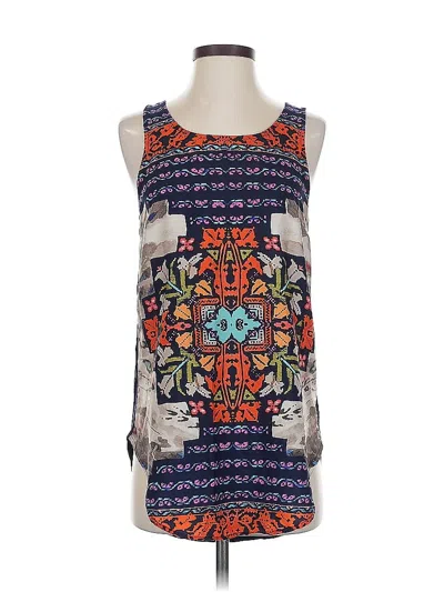 Pre-owned Tt Collection Sleeveless Blouse In Blue