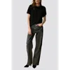 Tt Studios Amelia Contrast Jean In Gray