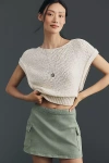 Tt Studios Carson Mini Skirt In Green