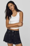 Tt Studios Haley Denim Shorts In Black