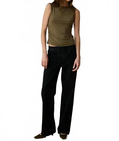 Tt Studios Mikey Relaxed Straight-leg Jean In William St. In Black