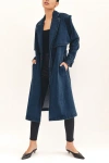 Tt Studios Tivoli Trench In Blue