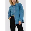 Tt Studios Usher Denim Shirt In Blue