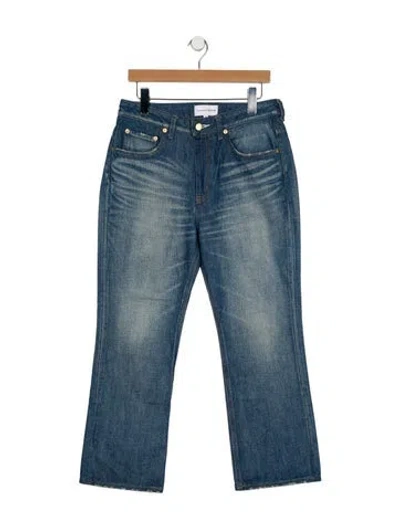 Pre-owned Tu Es Mon Tresor High-rise Wide Leg Jeans In Blue