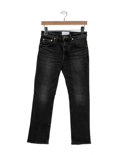 Pre-owned Tu Es Mon Tresor Mid-rise Skinny Leg Jeans In Gray