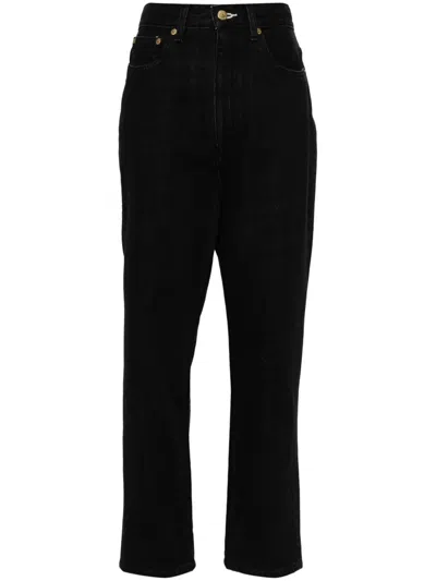 Tu Es Mon Tresor The Mother Of Pearl Jeans In Black