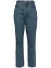Tu Es Mon Tresor The Mother Of Pearl Jeans In Blue