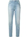 Tu Es Mon Tresor The Sapphire Straight-leg Jeans In 蓝色