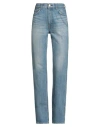 Tu Es Mon Tresor Tu Es Mon Trésor Woman Jeans Blue Size 30 Cotton In Blue