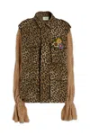 Tu Lizé Leopard-print Jacket In Fantasia
