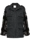 Tu Lizé Sahara Crocheted Jacket In Grey