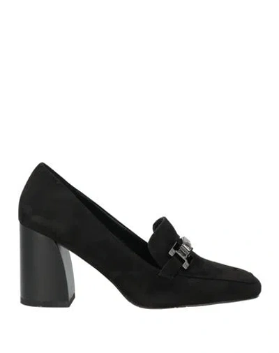 Tua By Braccialini Woman Loafers Black Size 9 Textile Fibers