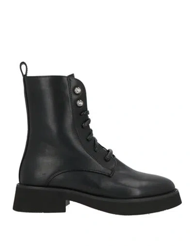 Tua By Braccialini Woman Ankle Boots Black Size 5 Synthetic Material
