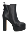 Tua By Braccialini Woman Ankle Boots Black Size 7 Textile Fibers