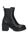 Tua By Braccialini Woman Ankle Boots Black Size 7 Textile Fibers In Black