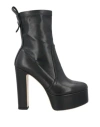 Tua By Braccialini Woman Ankle Boots Black Size 8 Calfskin In Black