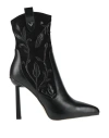 Tua By Braccialini Woman Ankle Boots Black Size 8 Textile Fibers In Black